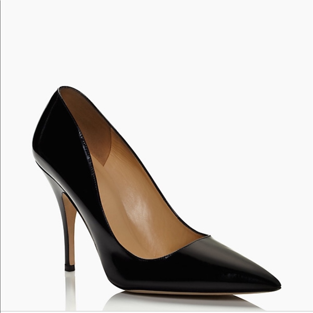 Kate spade black licorice pumps size 6.5
